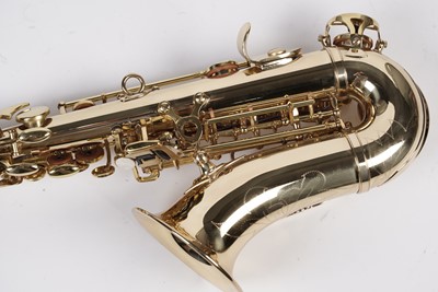 Lot 21 - A Rosetti curved soprano saxophone