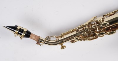Lot 21 - A Rosetti curved soprano saxophone