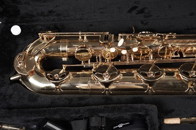 Lot 23 - A Rosedale BTS-500G baritone saxophone