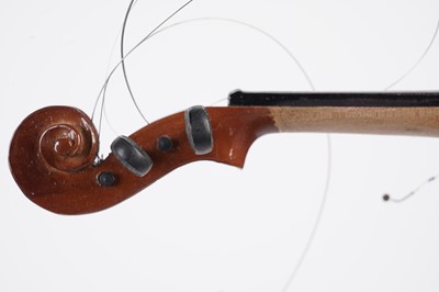 Lot 61 - A 19th Century violin; and a Skylark 1/4 size violin