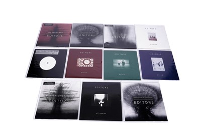 Lot 515 - Twelve singles and EP's by British Indie-Rock band 'Editors'