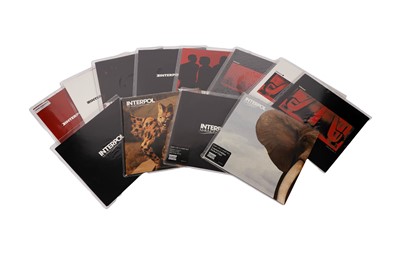 Lot 517 - Twelve 7" singles by American alternative Indie-Rock band 'Interpol'