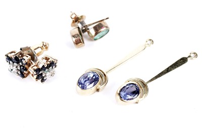 Lot 56 - Three pairs of earrings