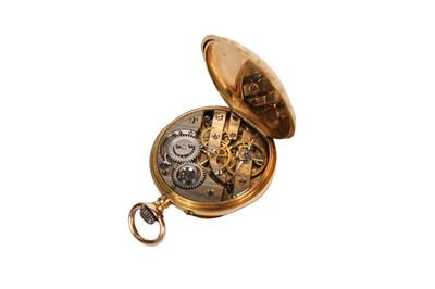 Lot 58 - An 18ct yellow gold cased fob watch