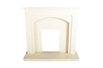 Lot 393A - A 20th Century granite fireplace