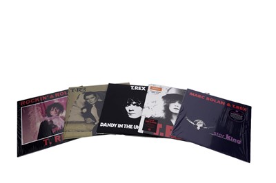 Lot 761 - Five modern repress copies of T.Rex records