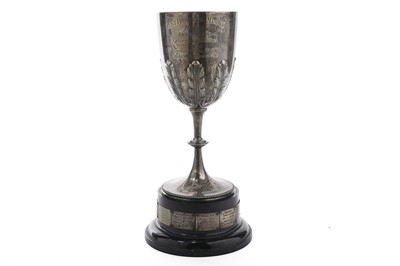 Lot 1042 - A silver trophy cup by Samuel Smith & Co Ltd