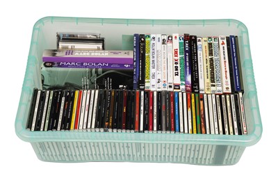 Lot 506 - A collectors' bundle of CDs, DVDs, and books relating to T.Rex