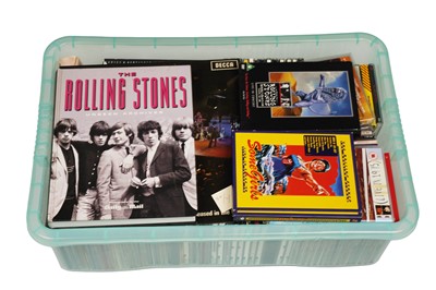 Lot 372 - A collectors' bundle of CDs, DVDs, books and records relating to The Rolling Stones