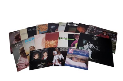 Lot 892 - A collectors' bundle of records relating to ABBA members and their solo careers