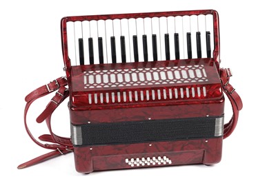 Lot 1 - A 24 bass piano accordion