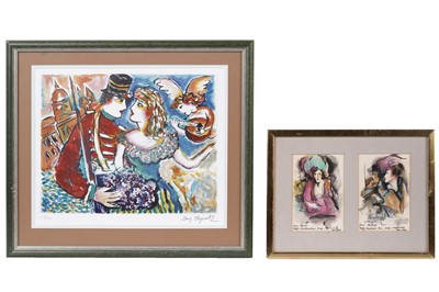 Lot 350 - Zamy Steynovitz - Figural studies | watercolour