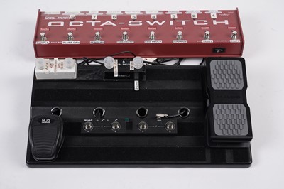 Lot 262 - A Carl Martin Octa-switch; and a pedal board