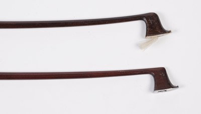 Lot 66 - Two violin bows