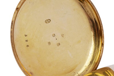 Lot 556 - John Ingram, Cardiff: an 18ct yellow gold cased open faced pocket watch