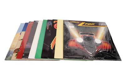 Lot 718 - Ten records by ZZ Top