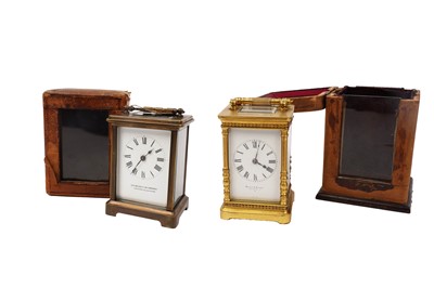 Lot 188 - Two early 20th Century carriage clocks