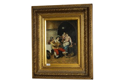 Lot 219A - After Federico Andreotti - The Serenade | oil