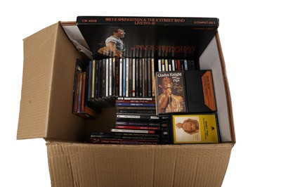 Lot 460 - A collectors' bundle of mixed CDs and cassette tapes