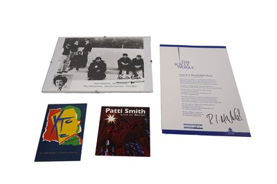 Lot 331 - Four pieces of signed ephemera