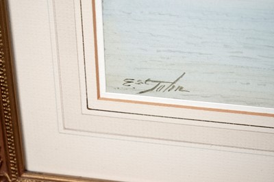Lot 1061 - Edwin St. John (Frank Catano) - A pair of Italian lake scenes | watercolour