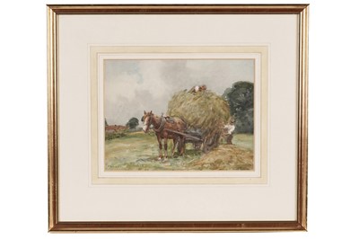 Lot 93 - John Atkinson - The Hay Wagon | watercolour