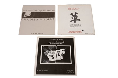 Lot 542 - Three 7" singles by Chumbawamba