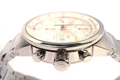 Lot 542 - International Watch Co. (IWC) GST: a stainless steel cased automatic chronograph wristwatch