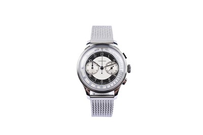 Lot 548 - Longines Heritage Classic: a stainless steel cased automatic chronograph wristwatch