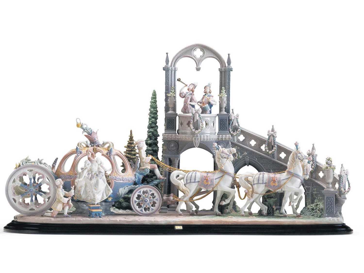 Lot 392 - Lladro 1785 ‘Cinderella’s Arrival’ limited edition figure group