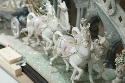 Lot 392 - Lladro 1785 ‘Cinderella’s Arrival’ limited edition figure group