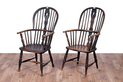 Lot 3 - Two 19th Century Windsor chairs