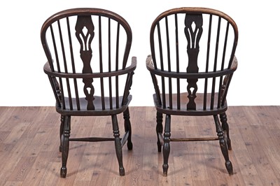 Lot 3 - Two 19th Century Windsor chairs