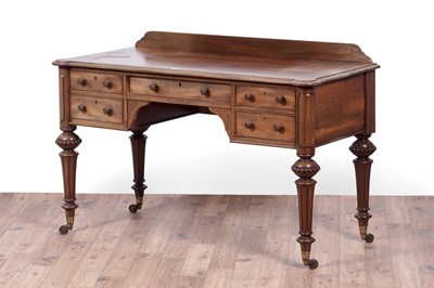 Lot 27 - A Victorian mahogany writing desk