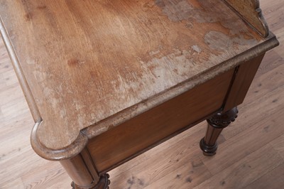 Lot 27 - A Victorian mahogany writing desk