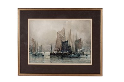 Lot 1619 - Herbert Woodier - Racing yachts | watercolour