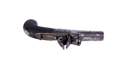 Lot 149 - A pair of late 18th Century flintlock pocket pistols, by Jover