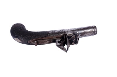 Lot 149 - A pair of late 18th Century flintlock pocket pistols, by Jover