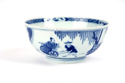 Lot 855 - A Chinese blue and white bowl