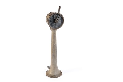 Lot 633 - A brass ship's telegraph