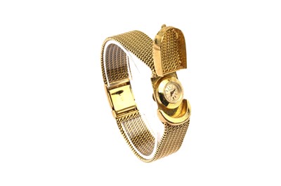 Lot 552 - Piaget: an 18ct yellow gold bracelet watch