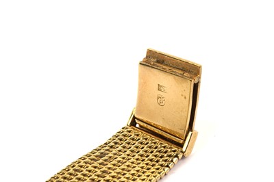 Lot 552 - Piaget: an 18ct yellow gold bracelet watch