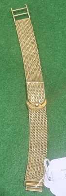 Lot 552 - Piaget: an 18ct yellow gold bracelet watch