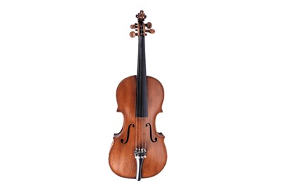 Lot 39 - A violin signed 'Wouldhave North Seilds'