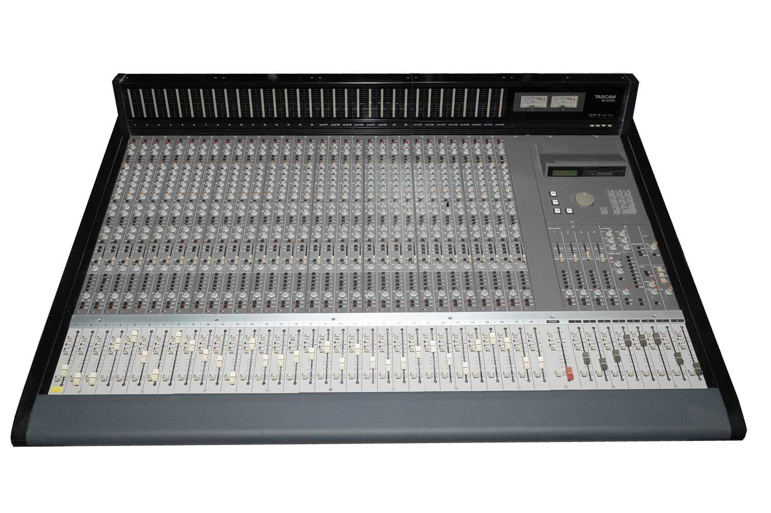 Lot 464 - A Tascam M3700 mixer console; and a Tascam PS 3700 power amplifier