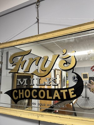 Lot 155 - A Fry's Milk Chocolate advertising mirror and frame