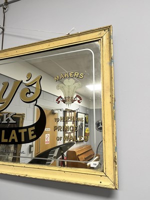 Lot 155 - A Fry's Milk Chocolate advertising mirror and frame