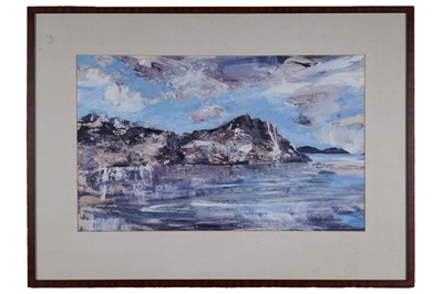 Lot 295 - James Hawkins - Annat Bay, Loch Broom | gouache