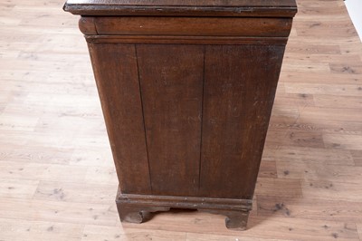 Lot 13 - An early 18th Century burr walnut and banded chest of drawers