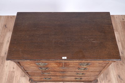 Lot 13 - An early 18th Century burr walnut and banded chest of drawers